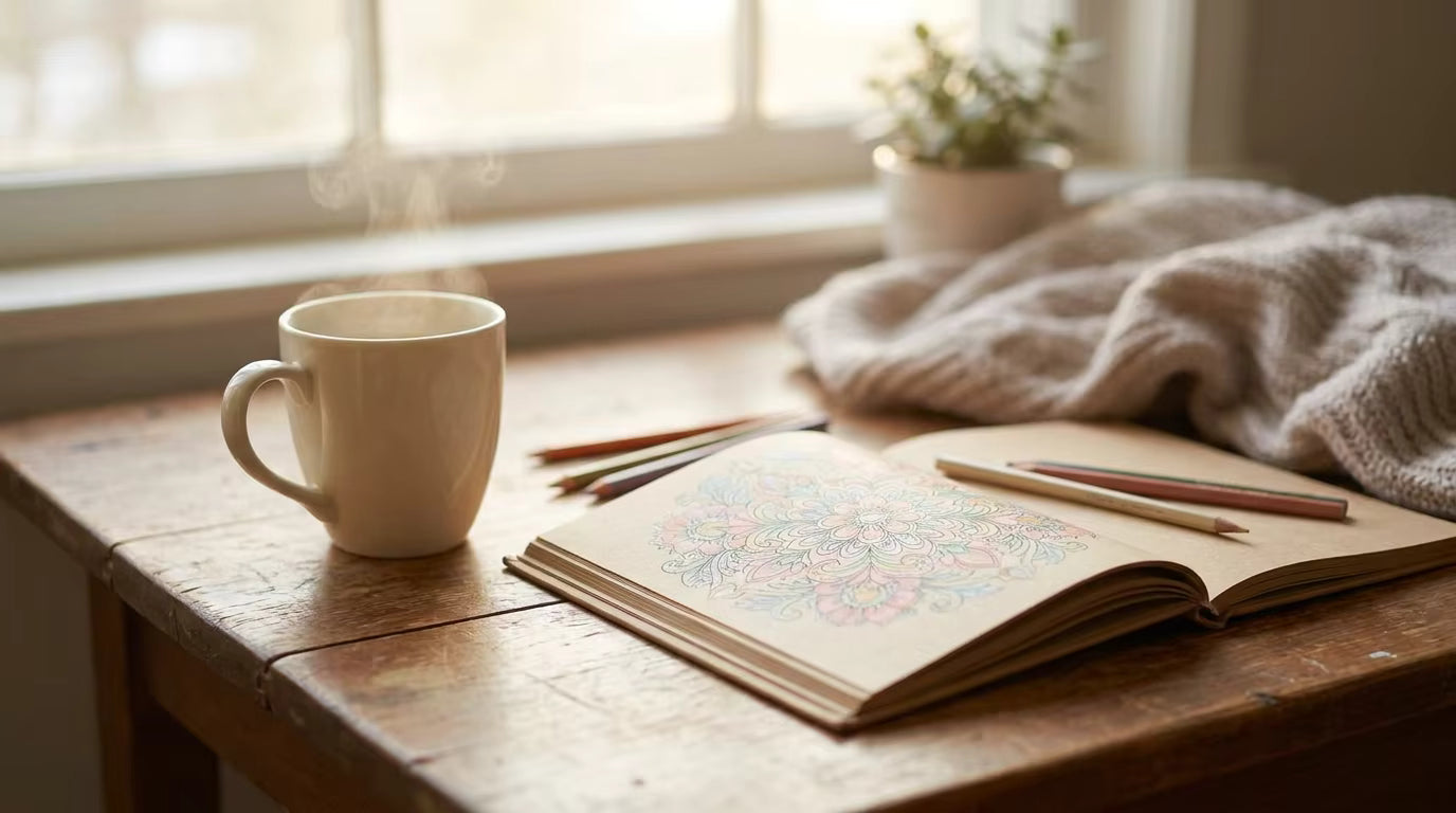 Morning Coffee, Morning Color: Swap the Scroll and Set a Gentle Tone for Your Day