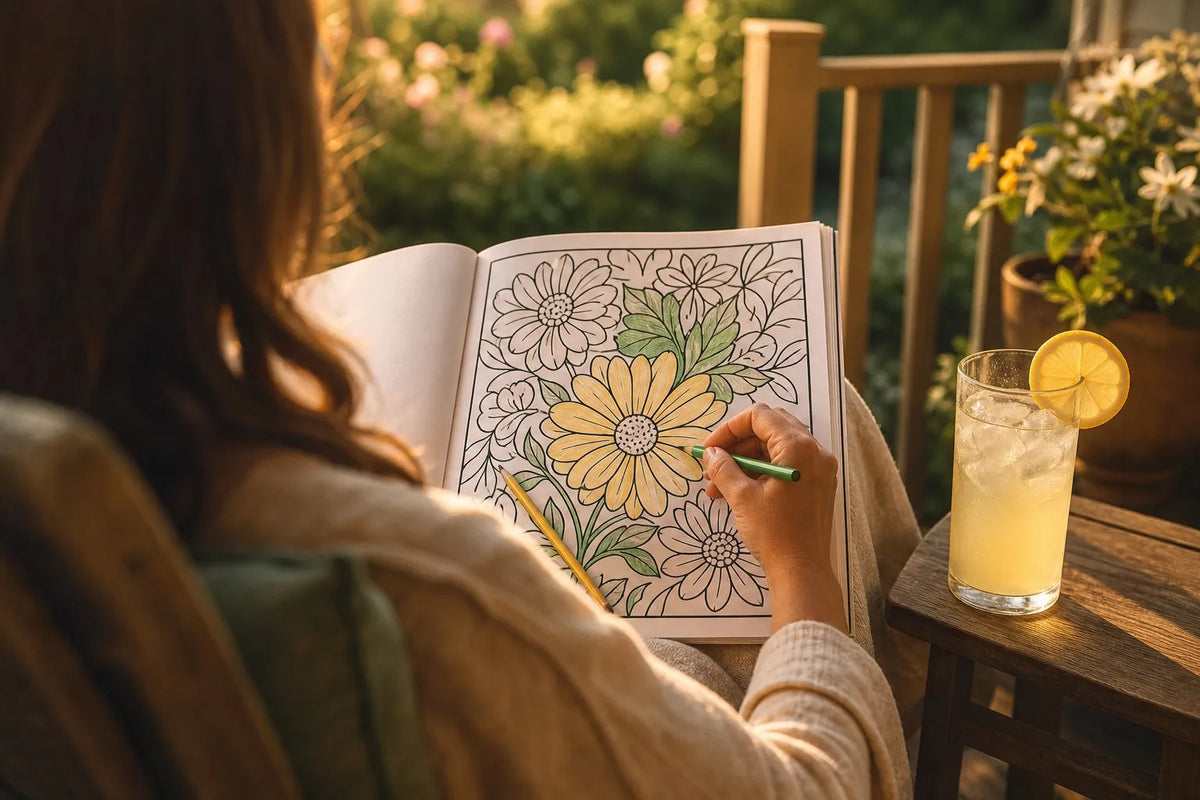 The Last Lemonade Afternoon: A Slow Coloring Hour Before the Long Weekend Ends