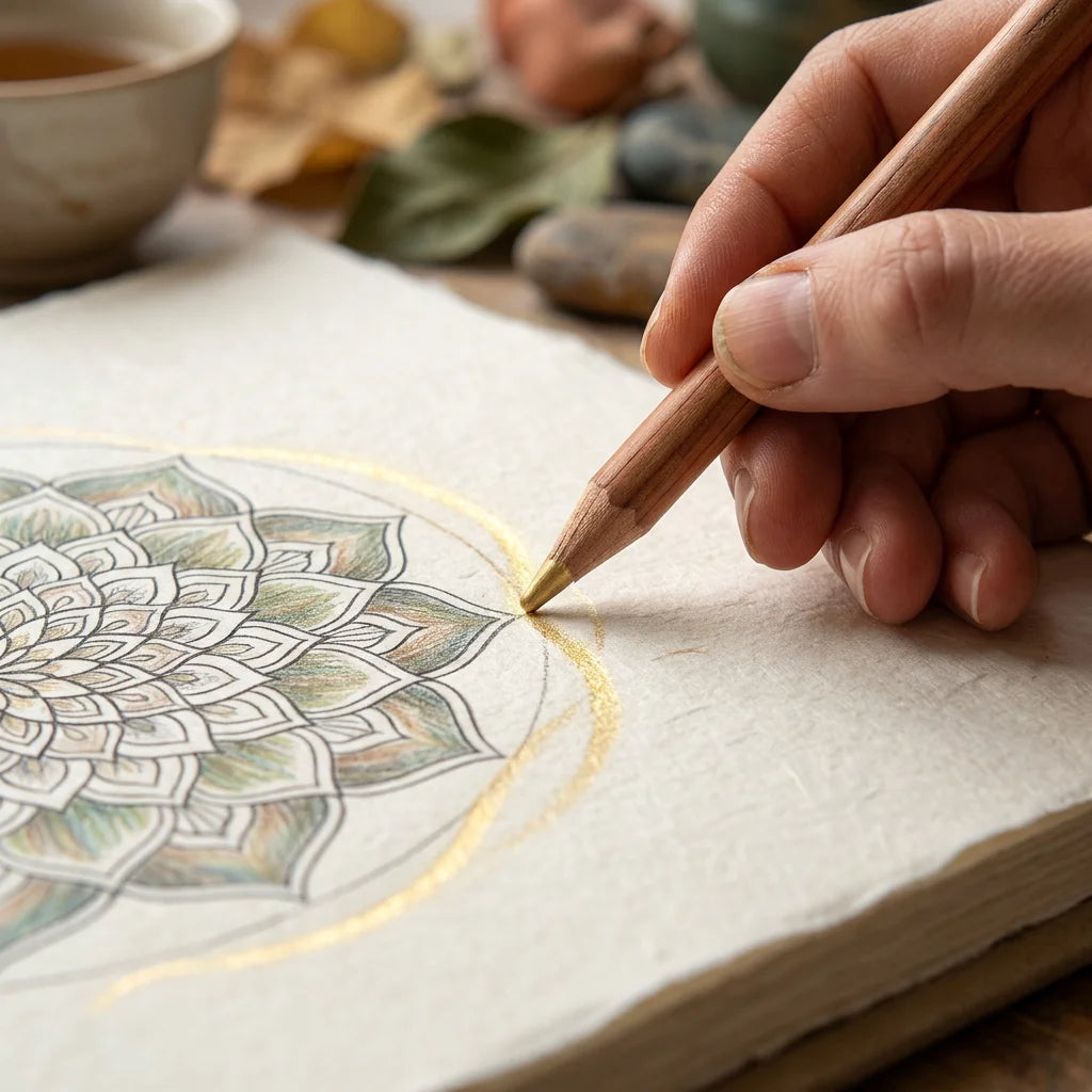 Antidote to Perfectionism coloring session