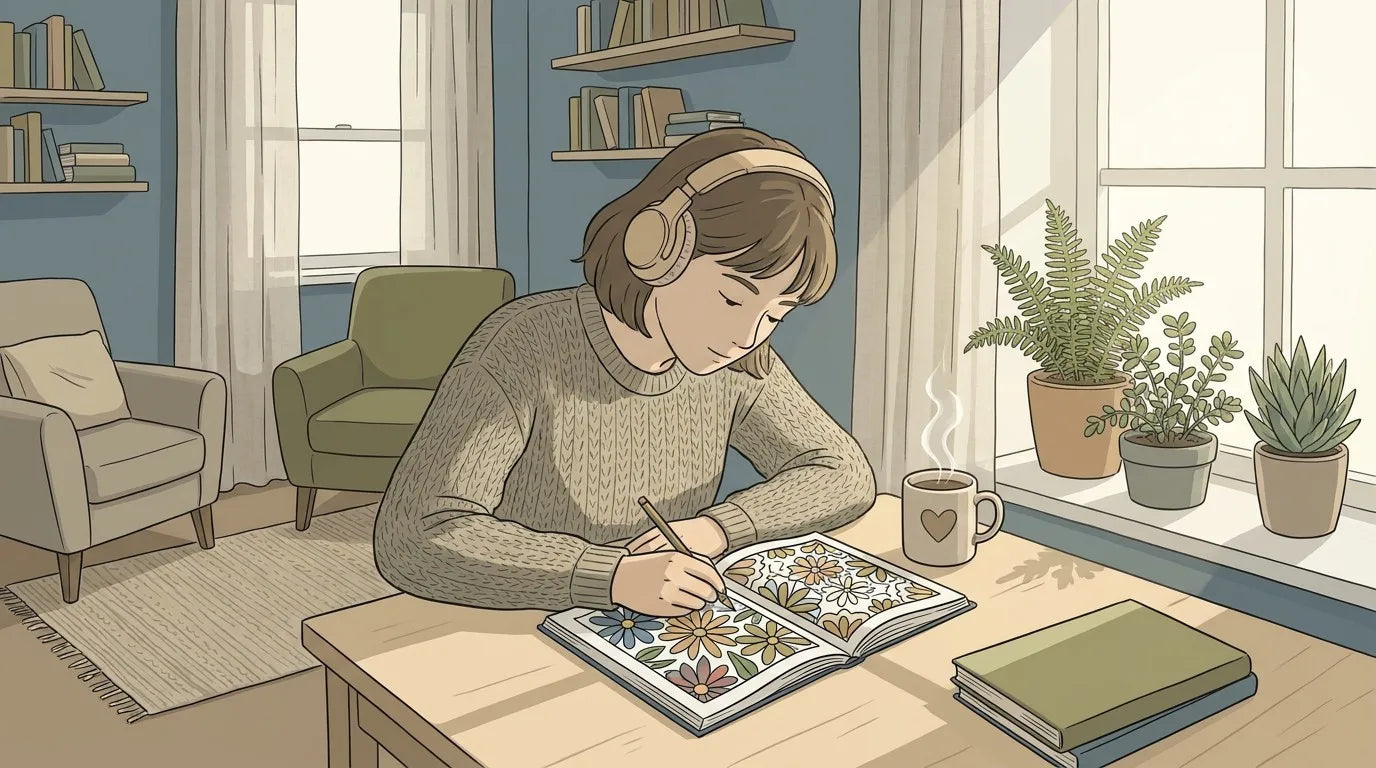 Dopamine Coloring for ADHD Focus and Anxiety Relief