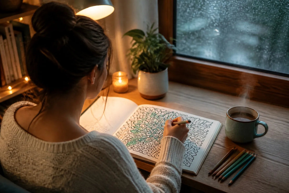 The Anxiety Reset: A Scientist-Backed Practical Guide to Coloring for Anxiety Relief
