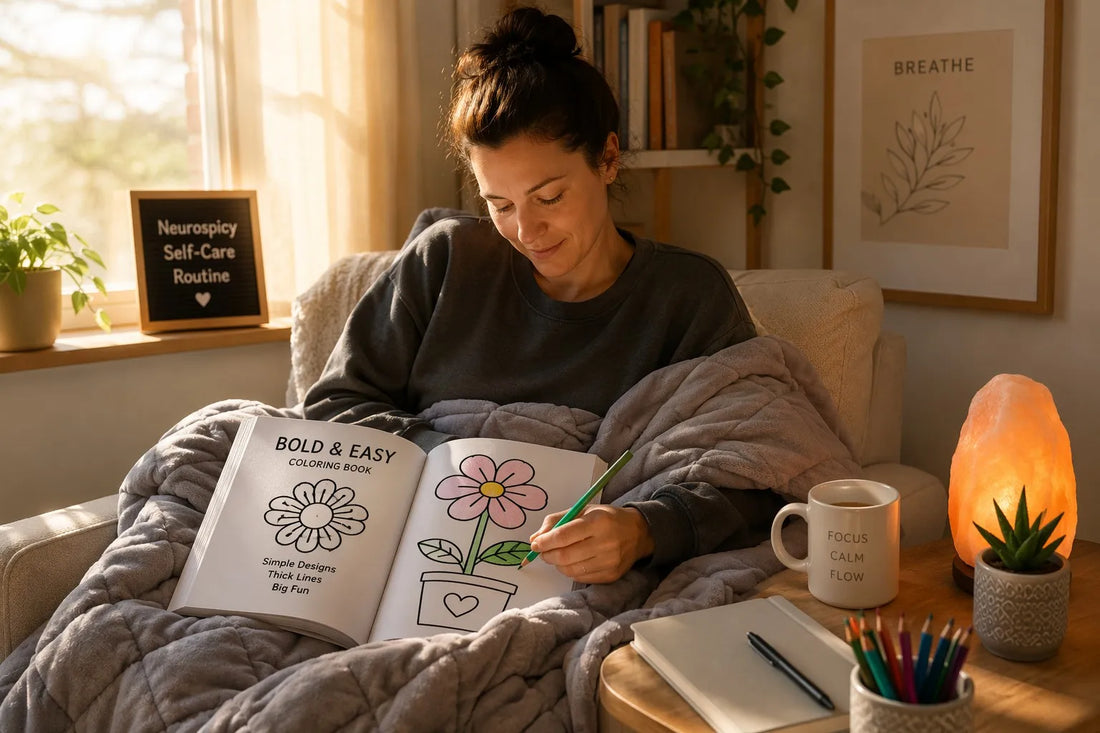 The Ultimate Neurospicy Self-Care Routine: Finding Calm Through Bold & Easy Art