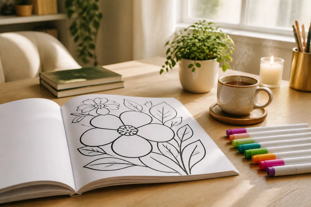 The Science of Sanctuary: How Coloring for Cortisol Reduction Heals the Stressed Mind