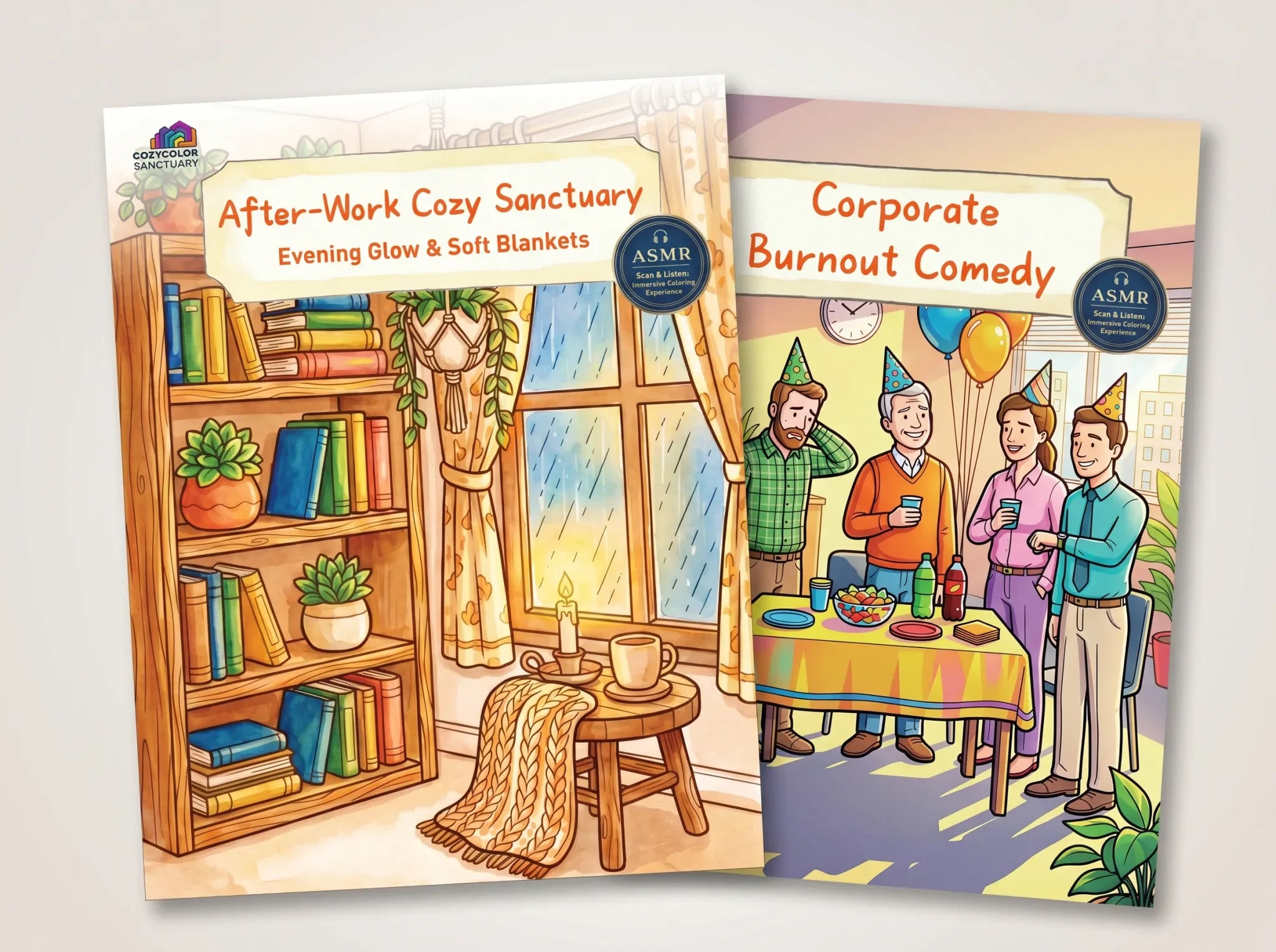 Work-Life Recovery Bundle: Corporate Burnout Comedy & After-Work Cozy Sanctuary