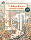 Bookshop Dreams: Aesthetic Adult Coloring Book - Cover Illustration - Great for adult coloring book and cozy bookstore aes...