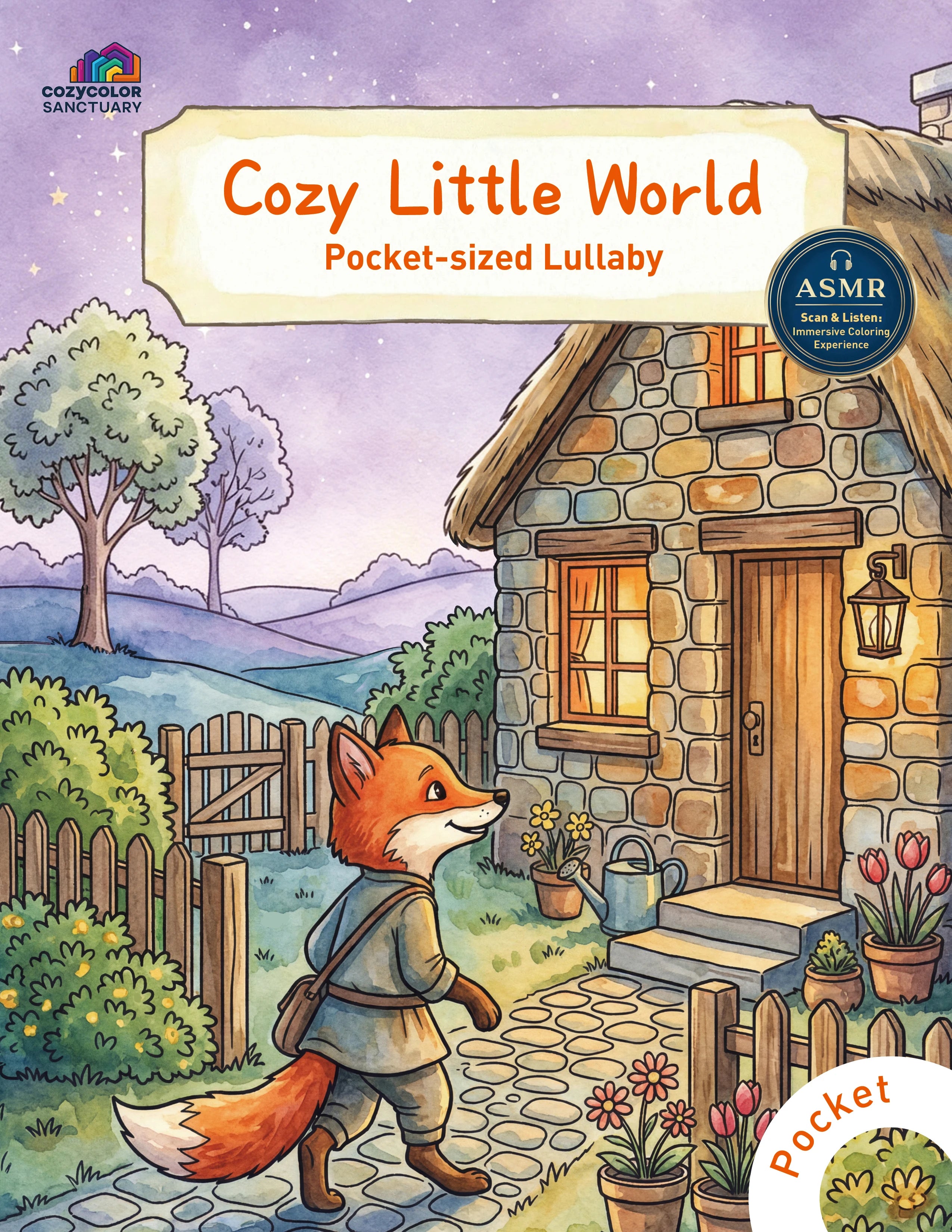 Cozy Little World: The Pocket Edition (Digital Coloring Book | Printable PDF)