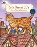 Cat's Secret Life (Digital Coloring Book | Printable PDF)