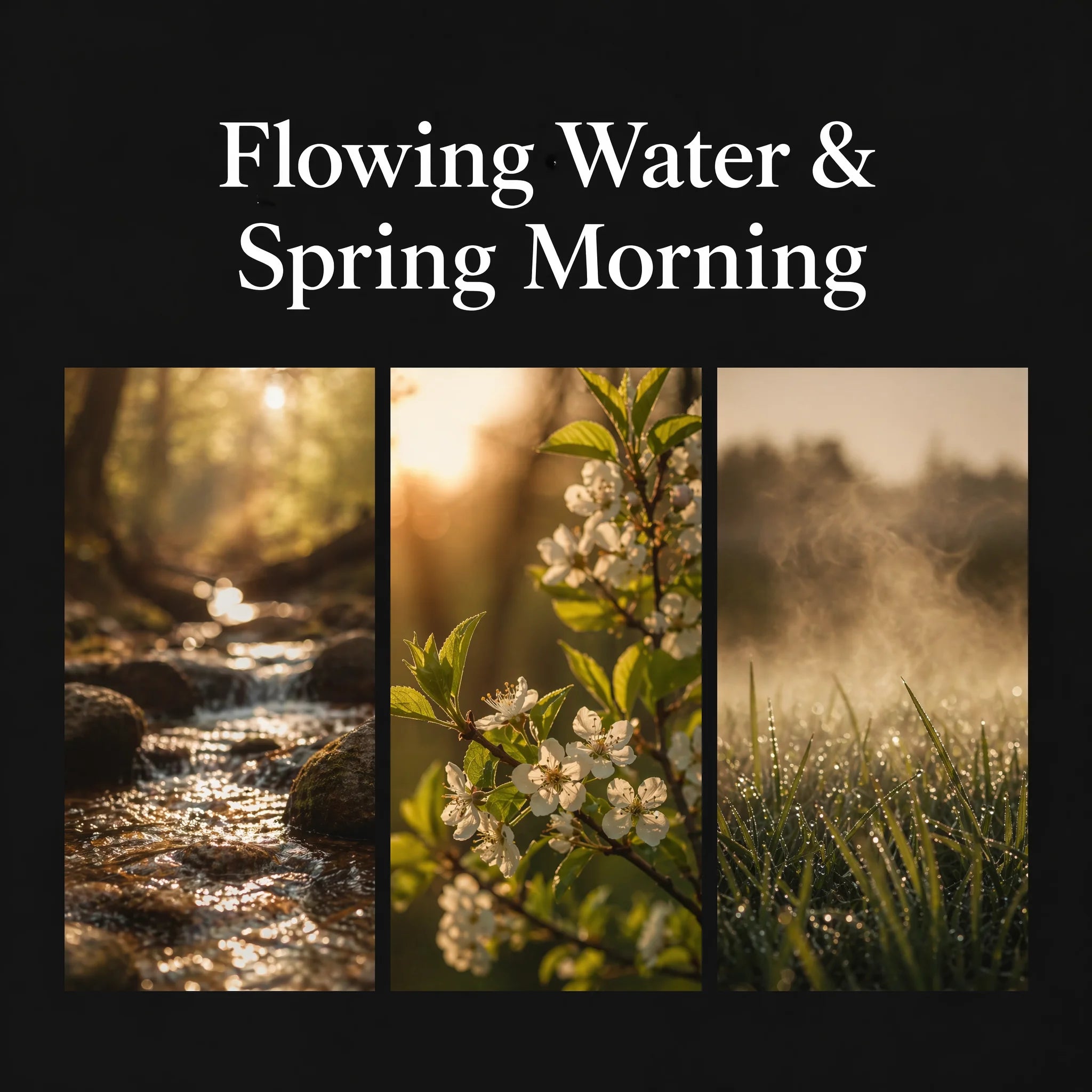 Flowing Water & Spring Morning - ASMR Ambient Soundscape (Extended Edition)