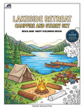 Lakeside Retreat: Campfire and Starry Sky (ASMR Soundscape) - CozyColor
